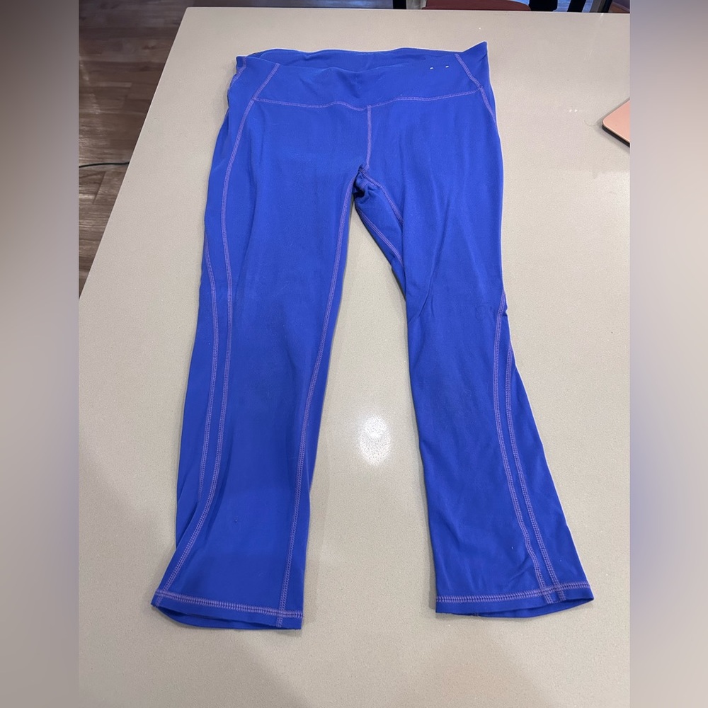Gap Gfast Blue Workout Pants Leggings Size Medium